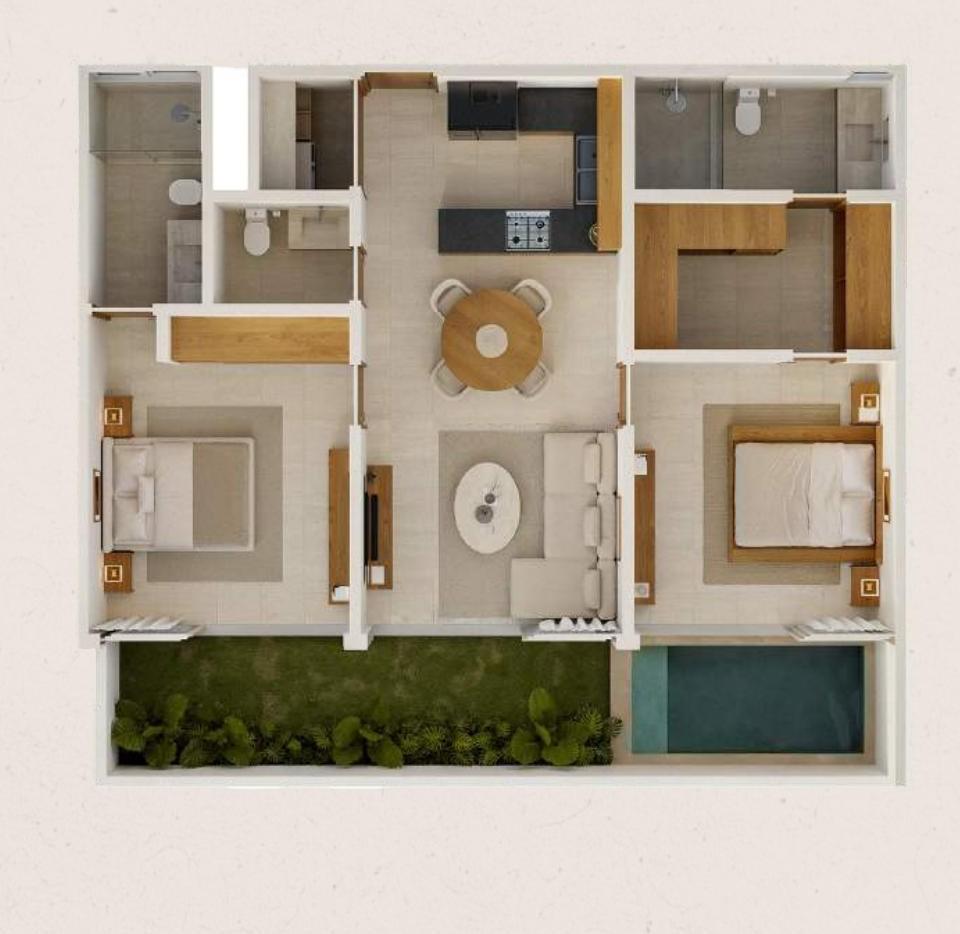 Planta arquitectónica del Modelo E